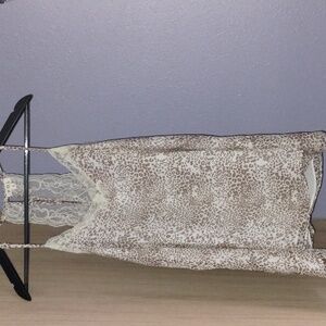 NWOT POL lace animal print swing tank size Small